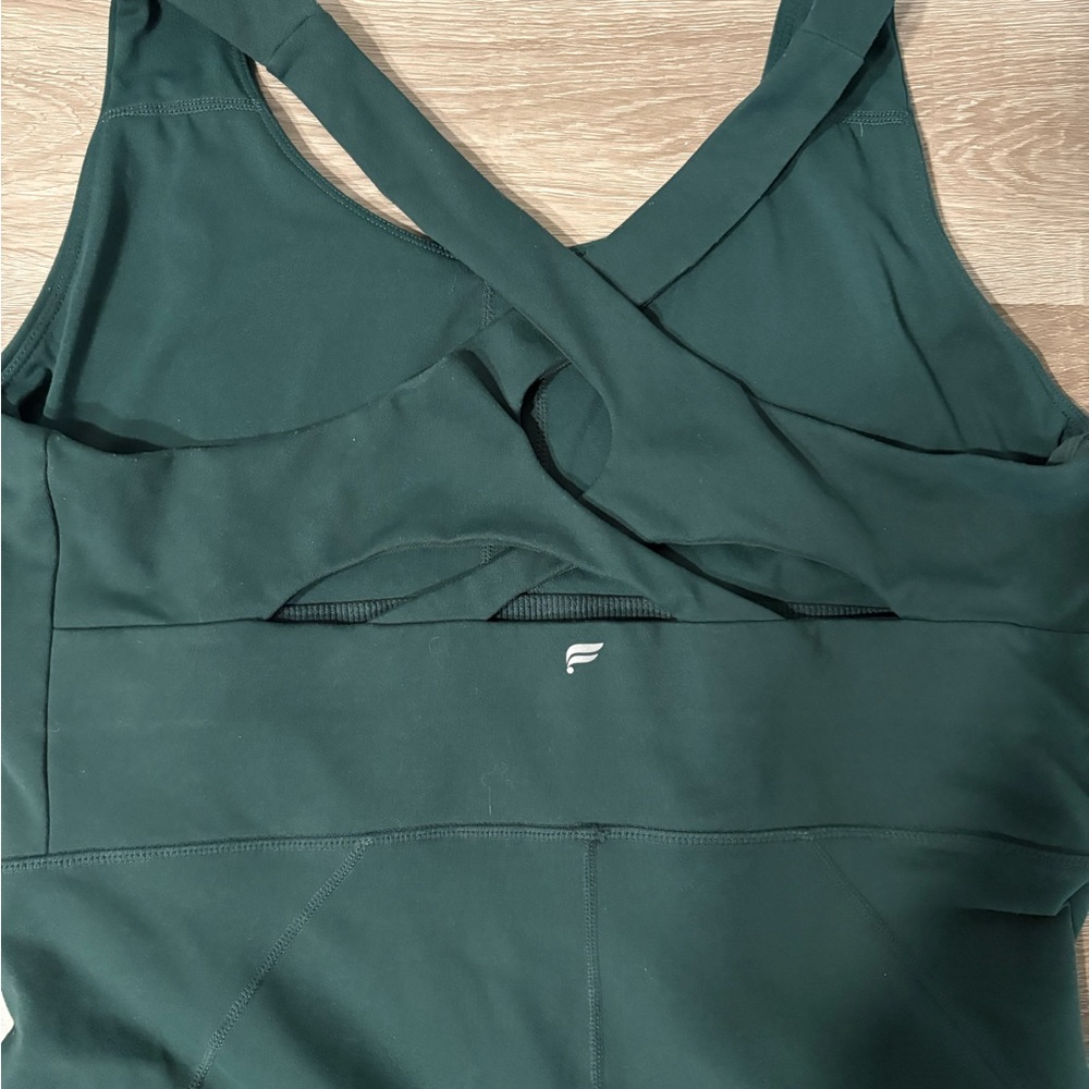 Fabletics Dark Green One-Piece Active Jumpsuit - image 4